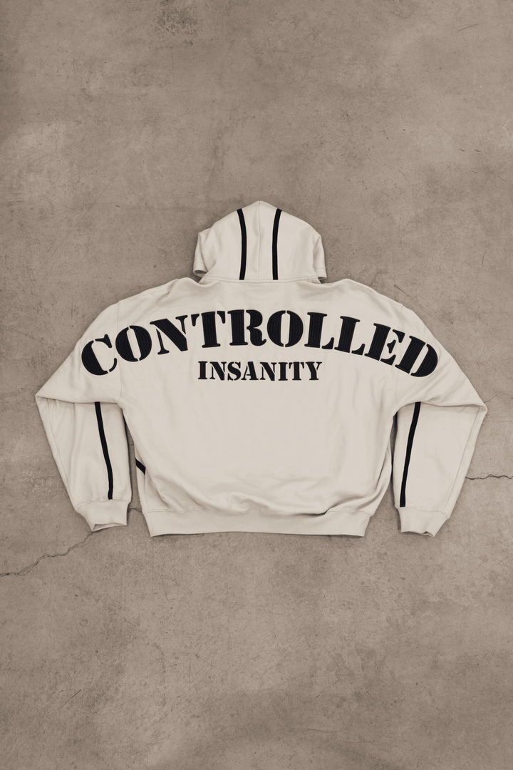 Beige Tech Hoodie