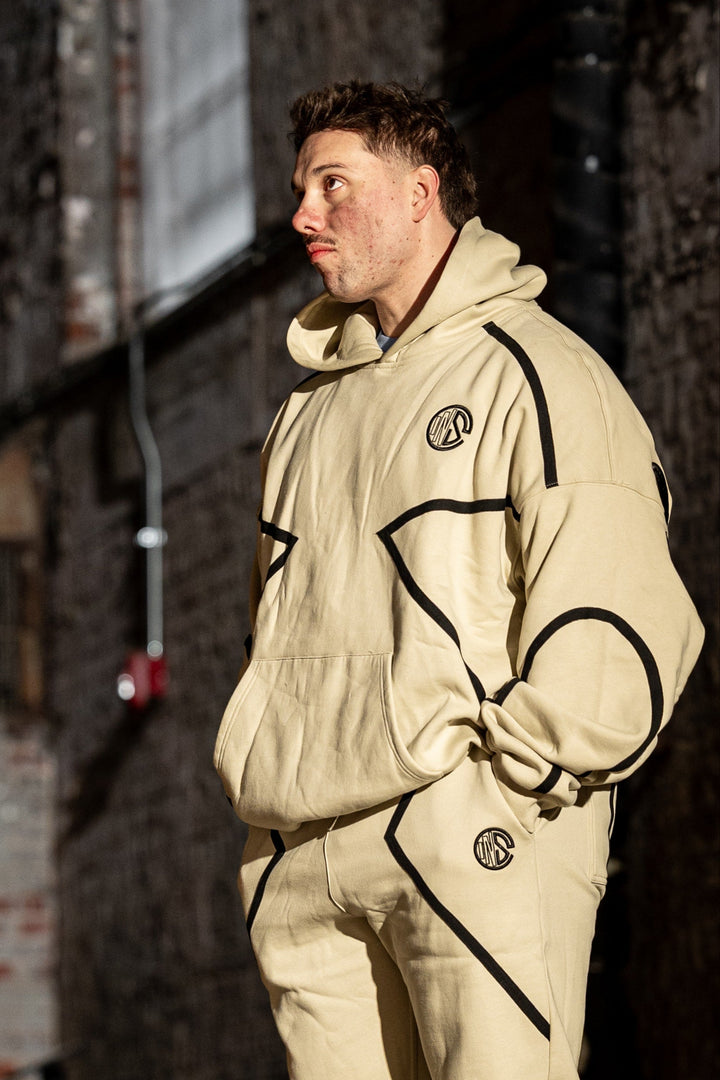 Beige Tech Hoodie