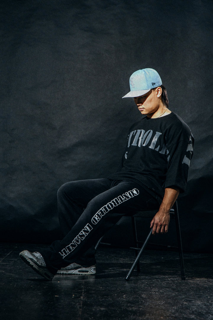 Black Sunwashed Sweatpants