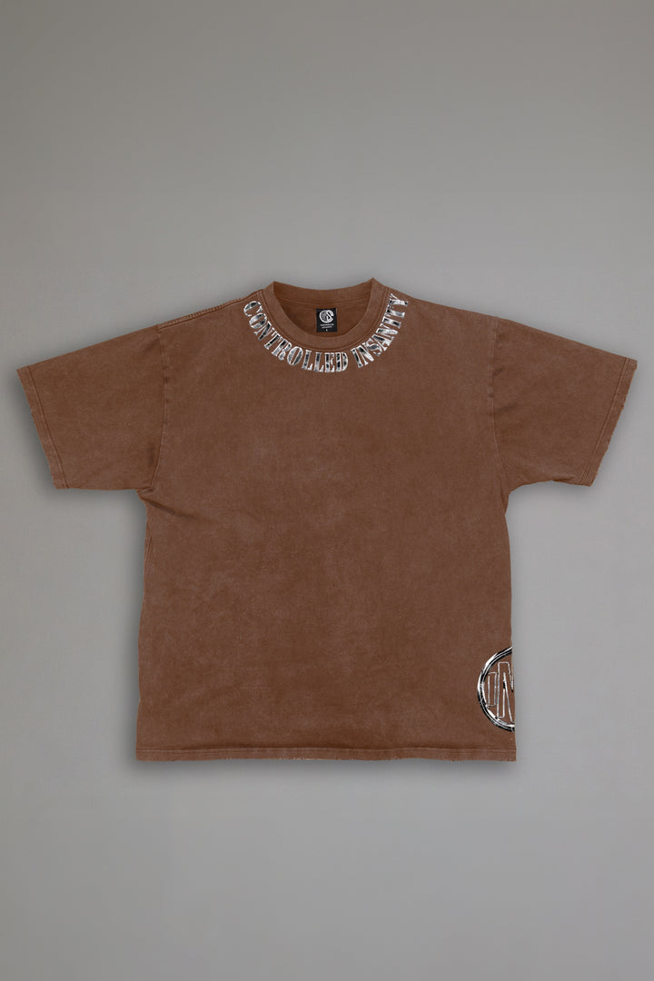 Earth Brown Distressed Tee