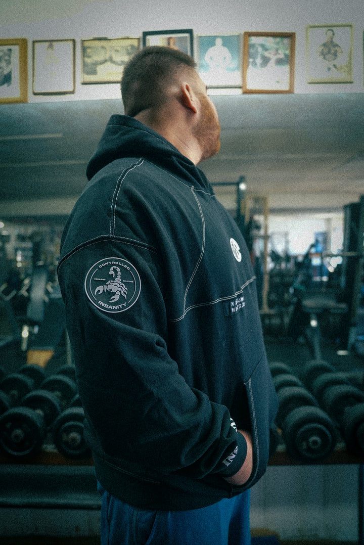 Black Tactical Scorpion Hoodie