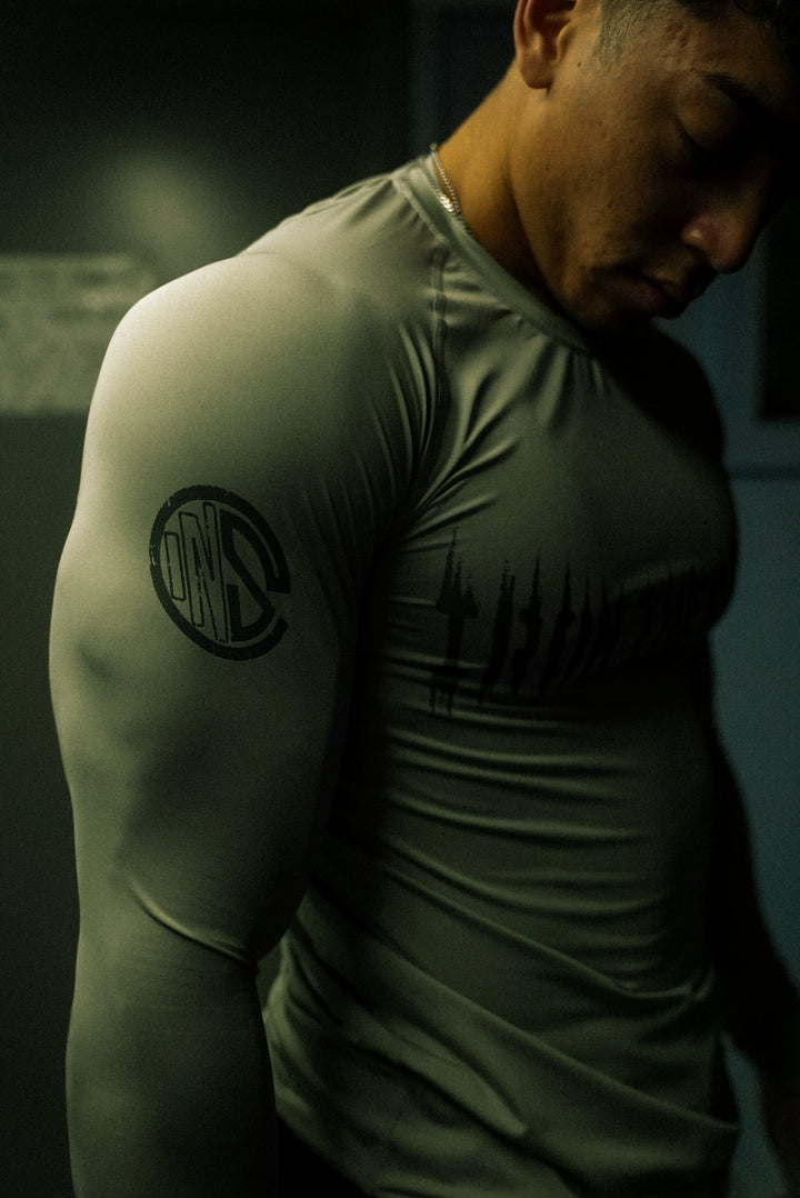 Gray Iron Therapy Gunmetal Grey Long-Sleeve Compression