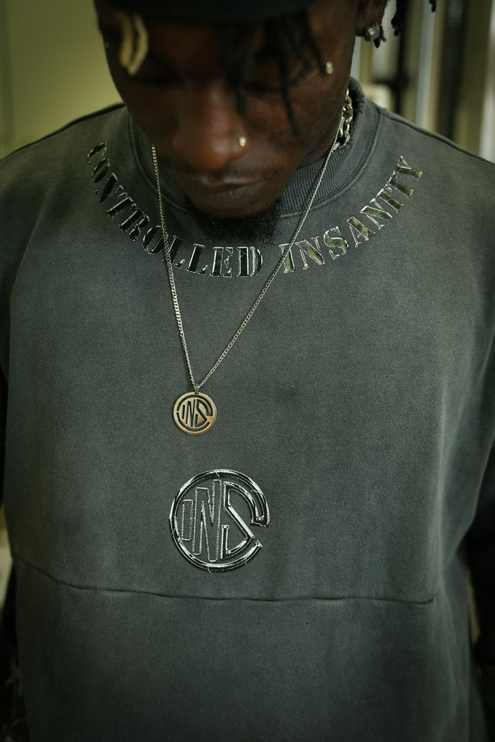 Stone Gray Phoenix Crewneck