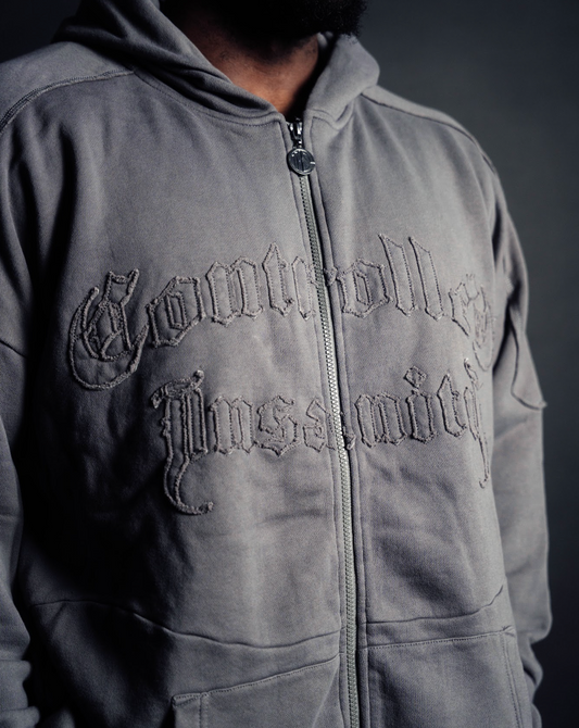 Cool Grey Essential Zip Up