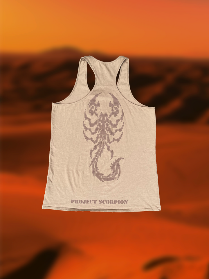 Beige Scorpion Acid Wash Stringer