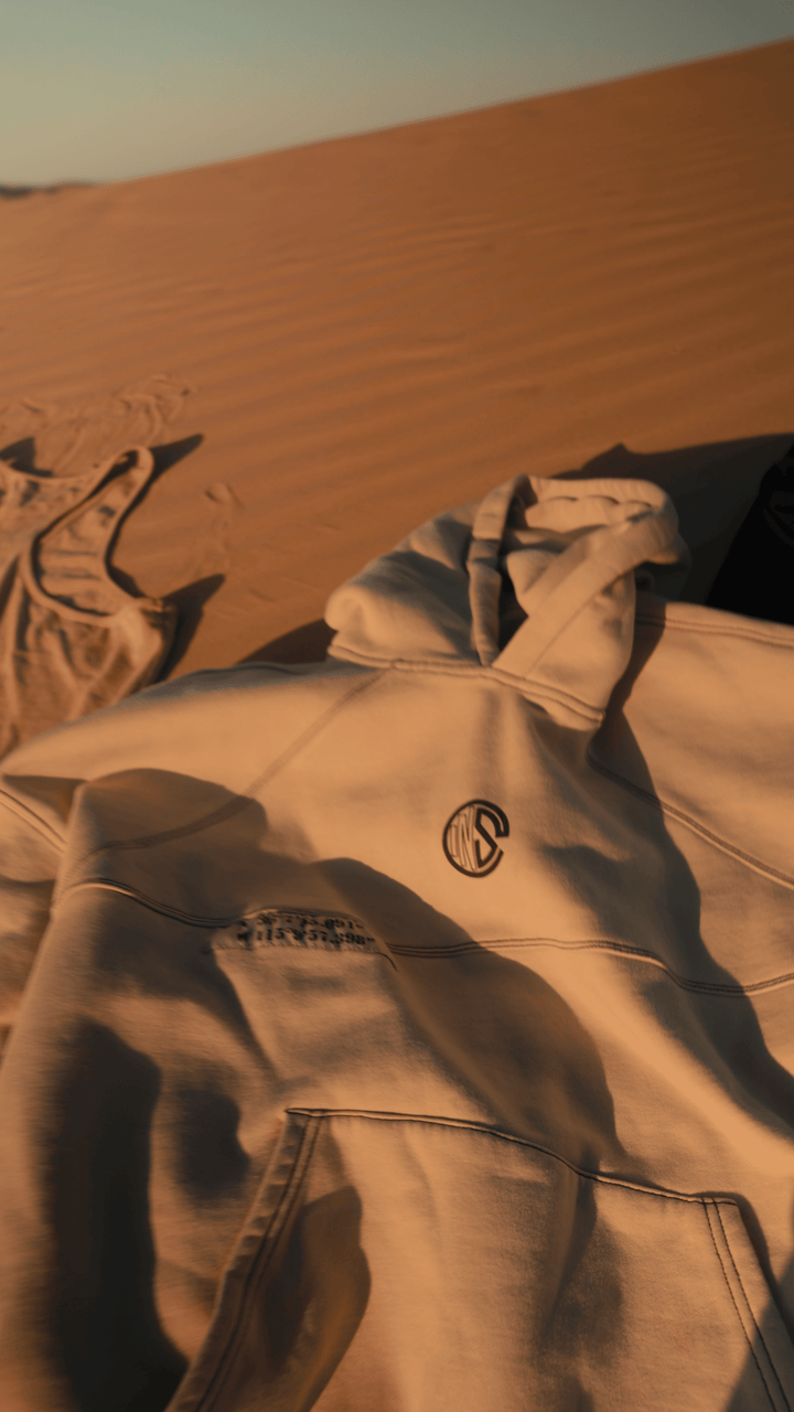 Beige Tactical Scorpion Hoodie
