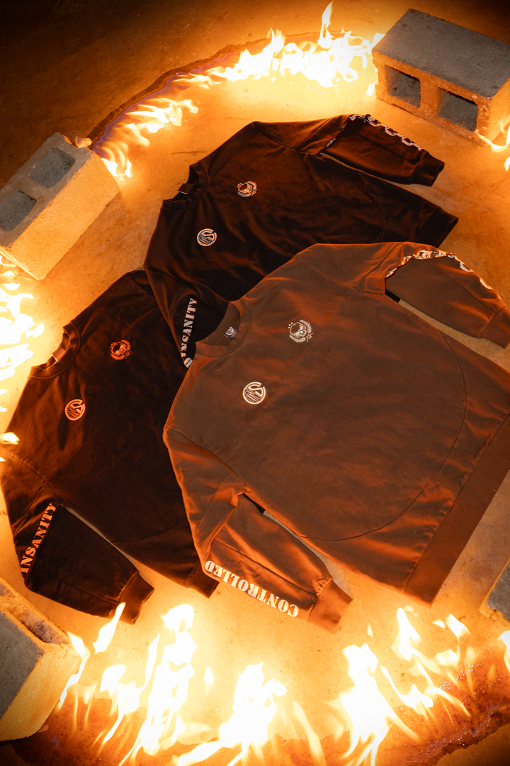 Orange Forged in Failure Crewneck