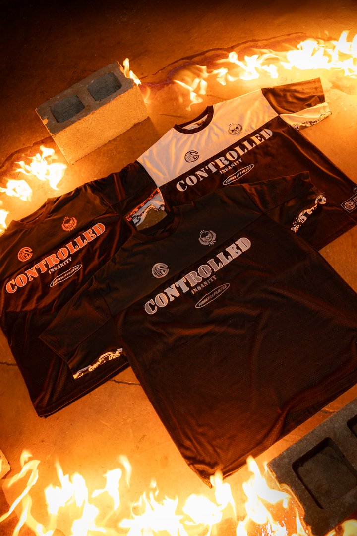 White Controlled Insanity Labeled Jersey 1/300