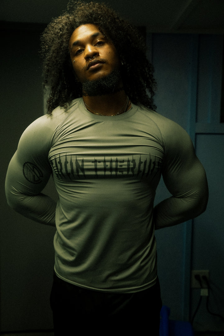Gray Iron Therapy Gunmetal Grey Long-Sleeve Compression