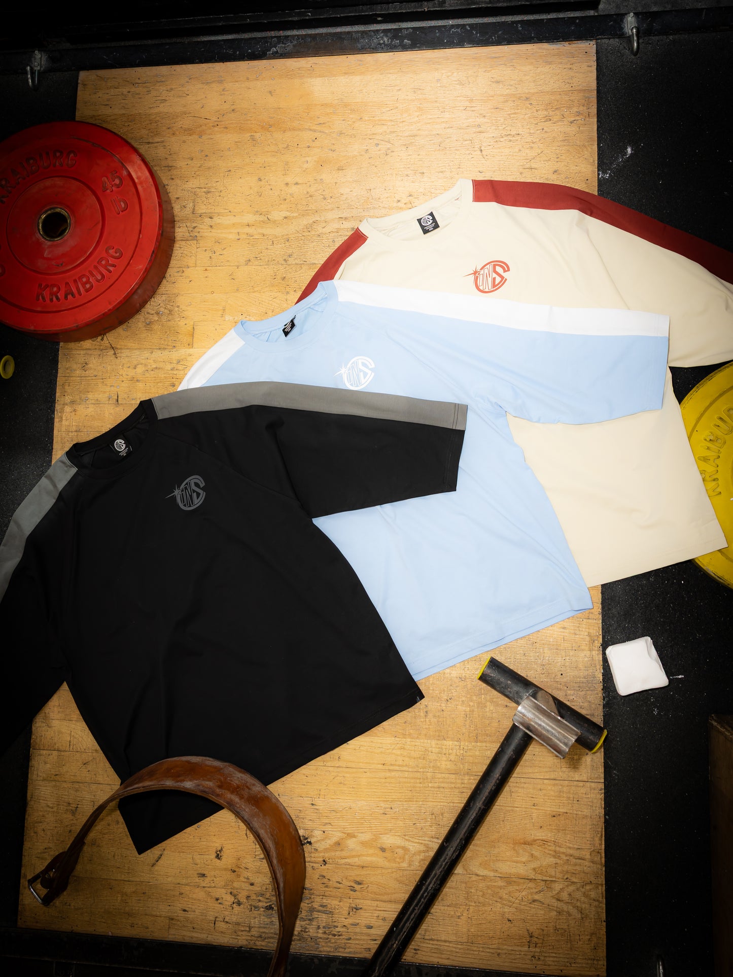 Raglan 3/4 Tee UNC Blue