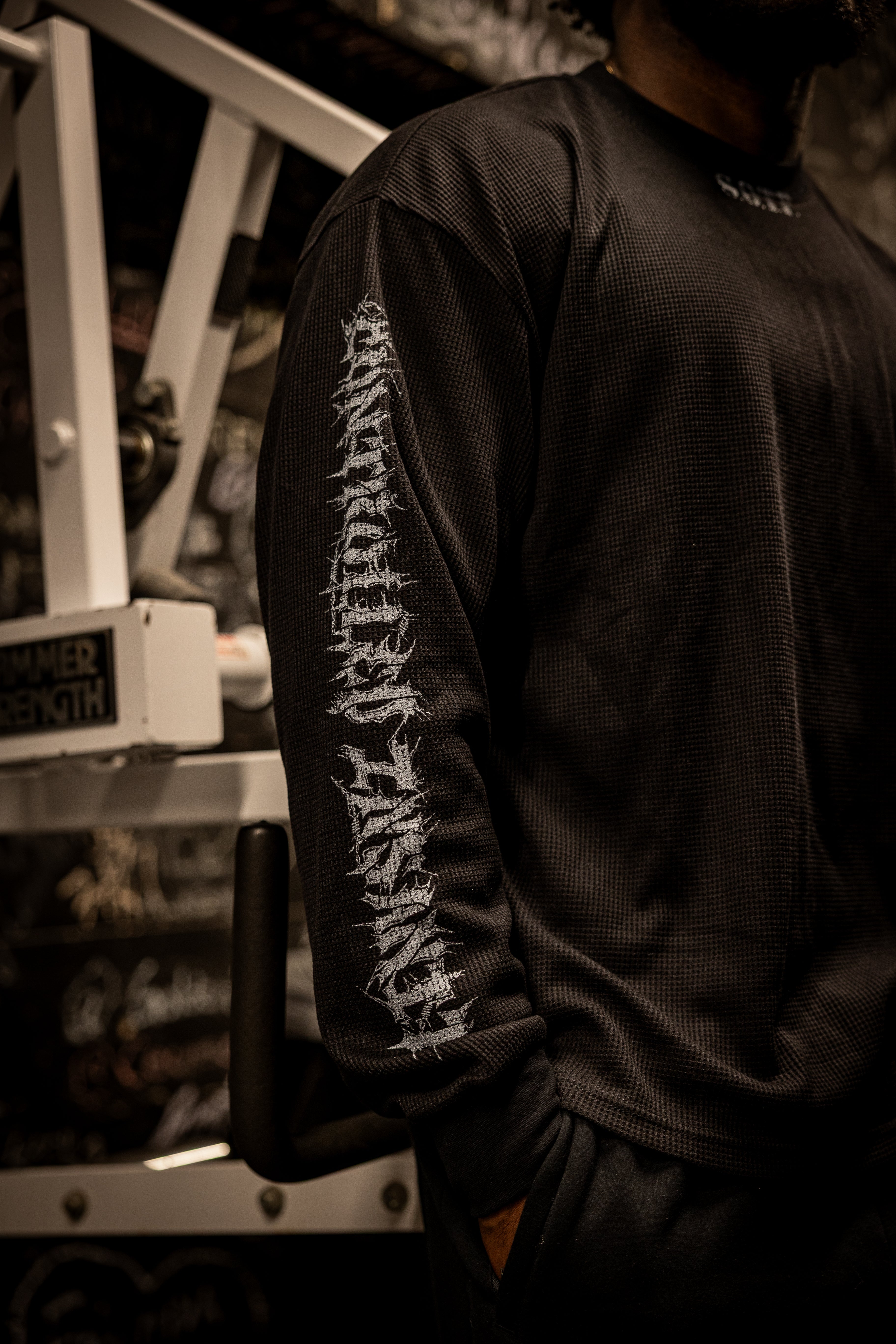 トップス Happy Unltd. Thermal Long Sleeve Black Thermal Long–Sleeves – Controlled Insanity