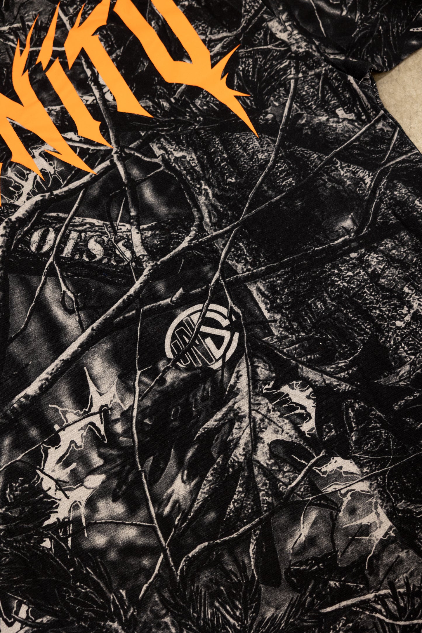 Orange Dark Aether Camo Tee