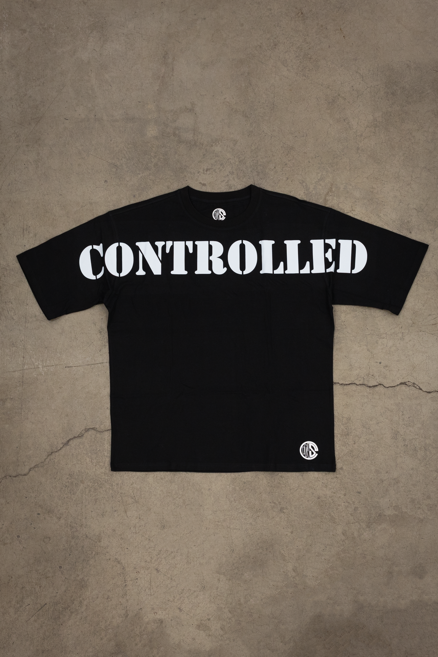 White on Black Lightweight Tee