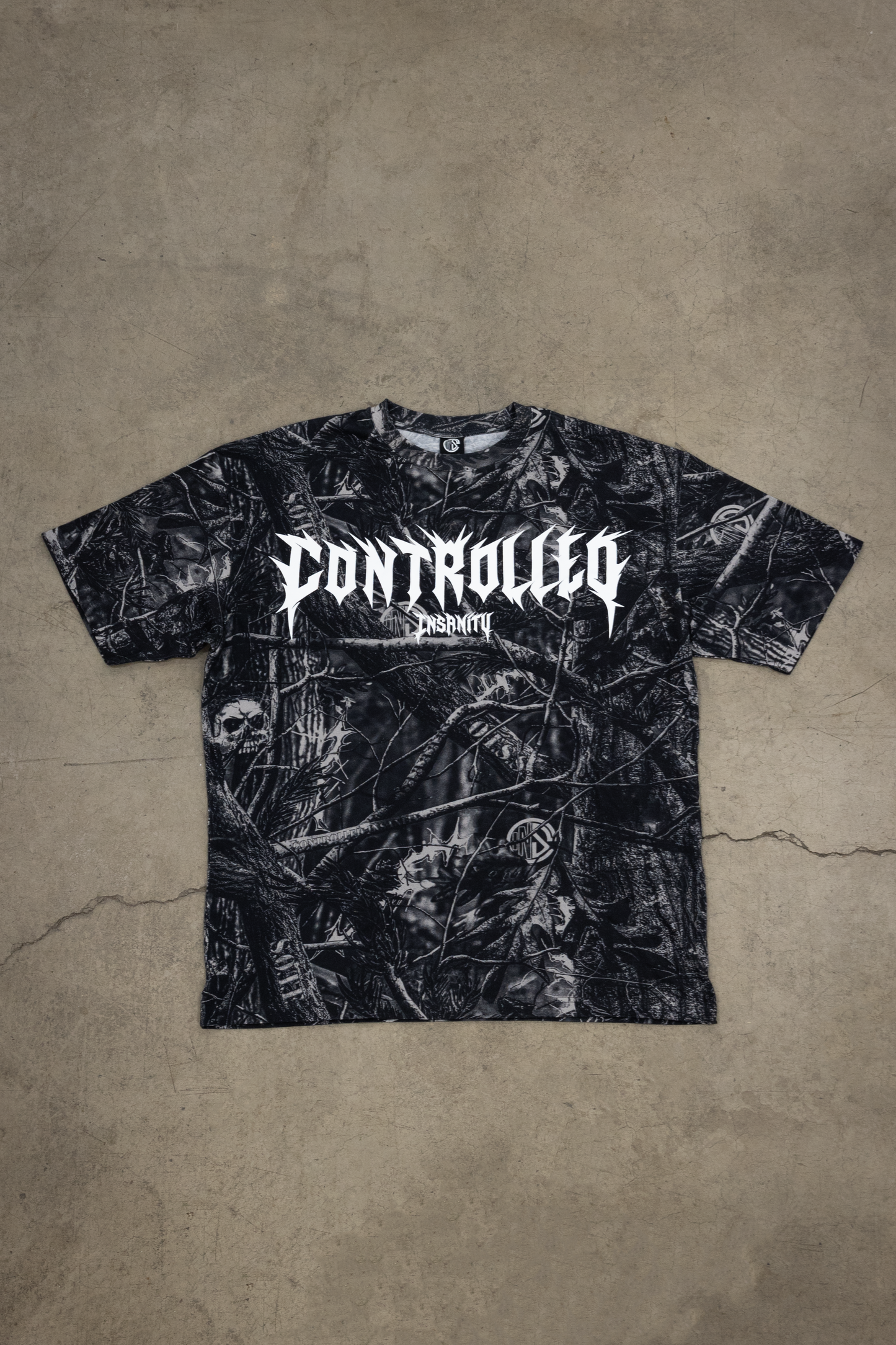 White Dark Aether Camo Tee