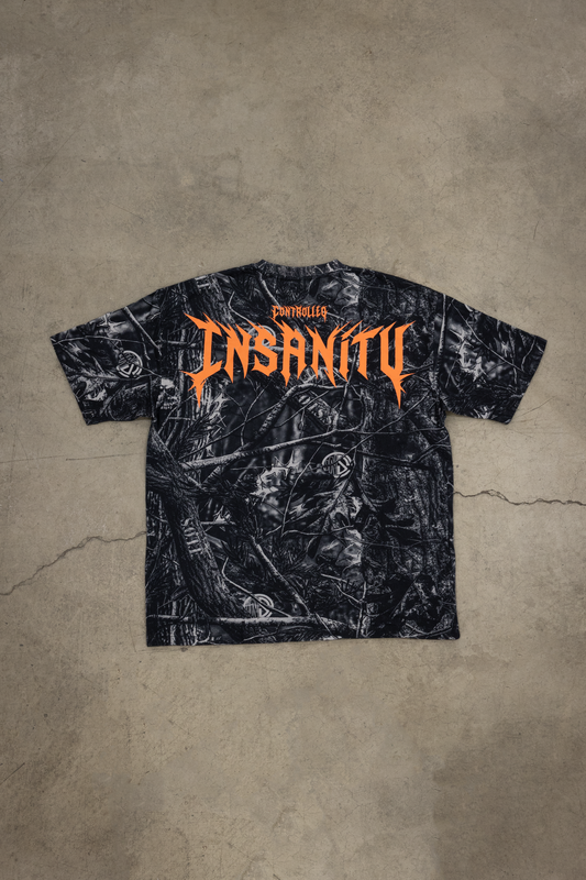 Orange Dark Aether Camo Tee