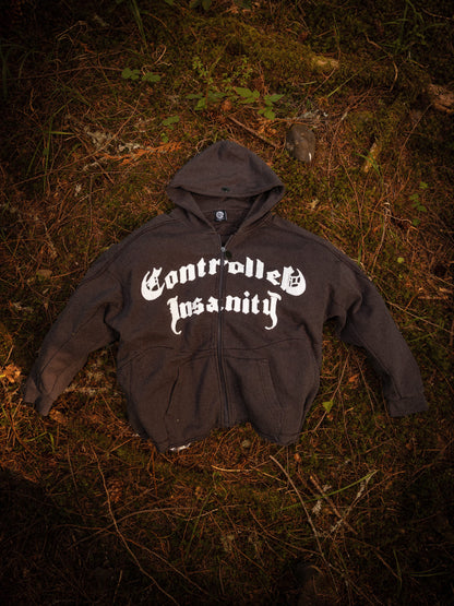 Mocha Brown Essential Zip Up