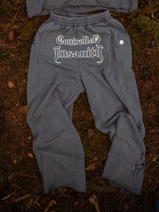 Cool Grey Heavyweight Sweatpants (Acid Washed)