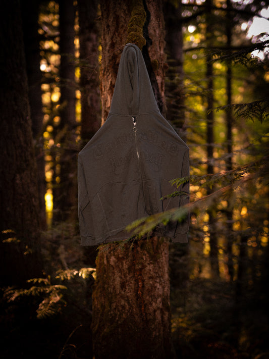 Cool Grey Essential Zip Up