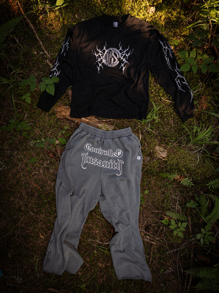 Cool Grey Heavyweight Sweatpants (Acid Washed)