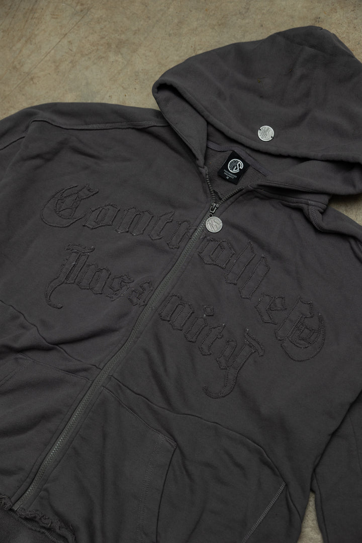 Cool Grey Essential Zip Up