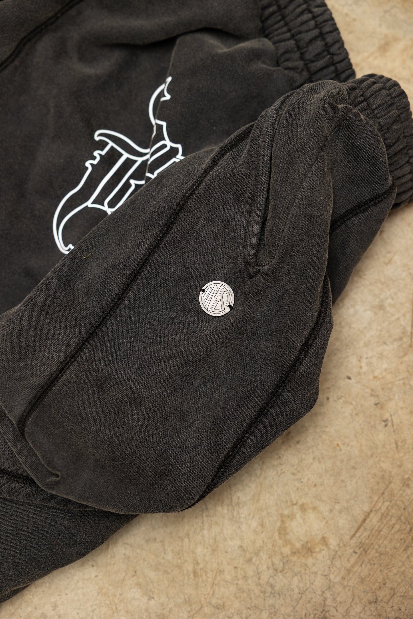 Dusk Black Heavyweight Sweatpants (Acid Washed)