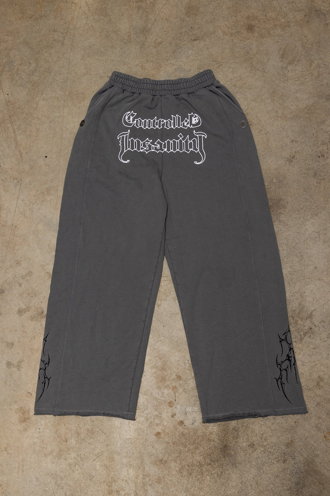 Cool Grey Heavyweight Sweatpants (Acid Washed)