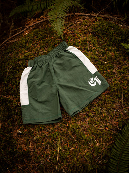 Prime Layer Forest Green Shorts