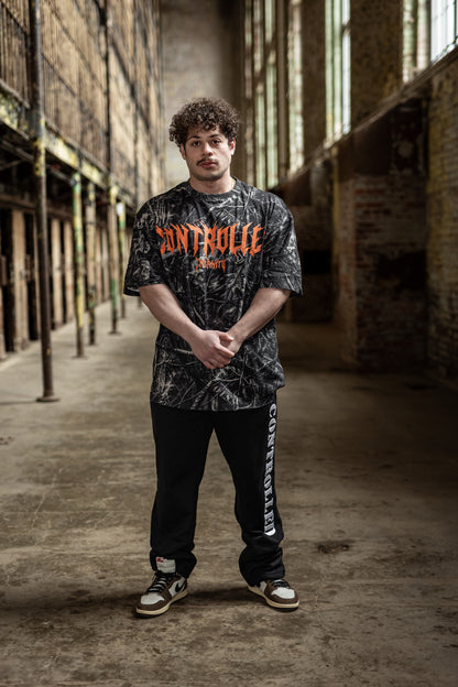 Orange Dark Aether Camo Tee