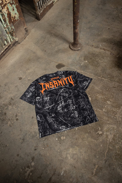 Orange Dark Aether Camo Tee