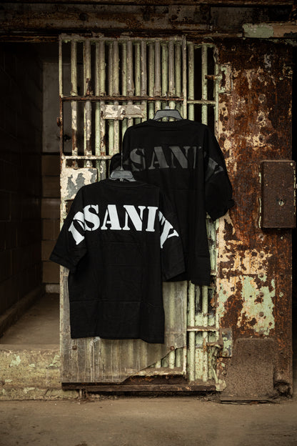 White on Black Lightweight Tee