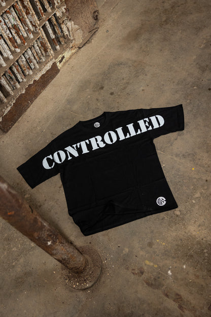 White on Black Lightweight Tee