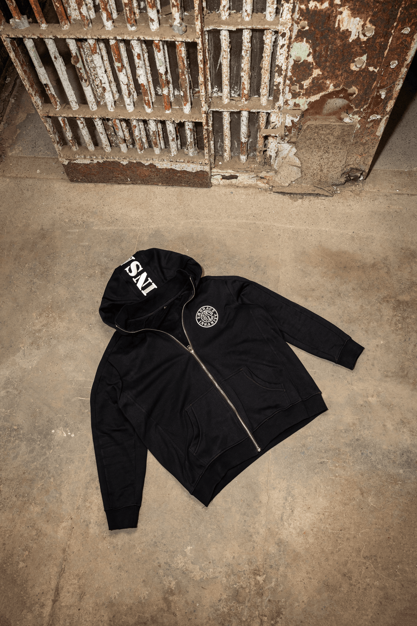 Whiteout Shadow Zip Up Hoodie