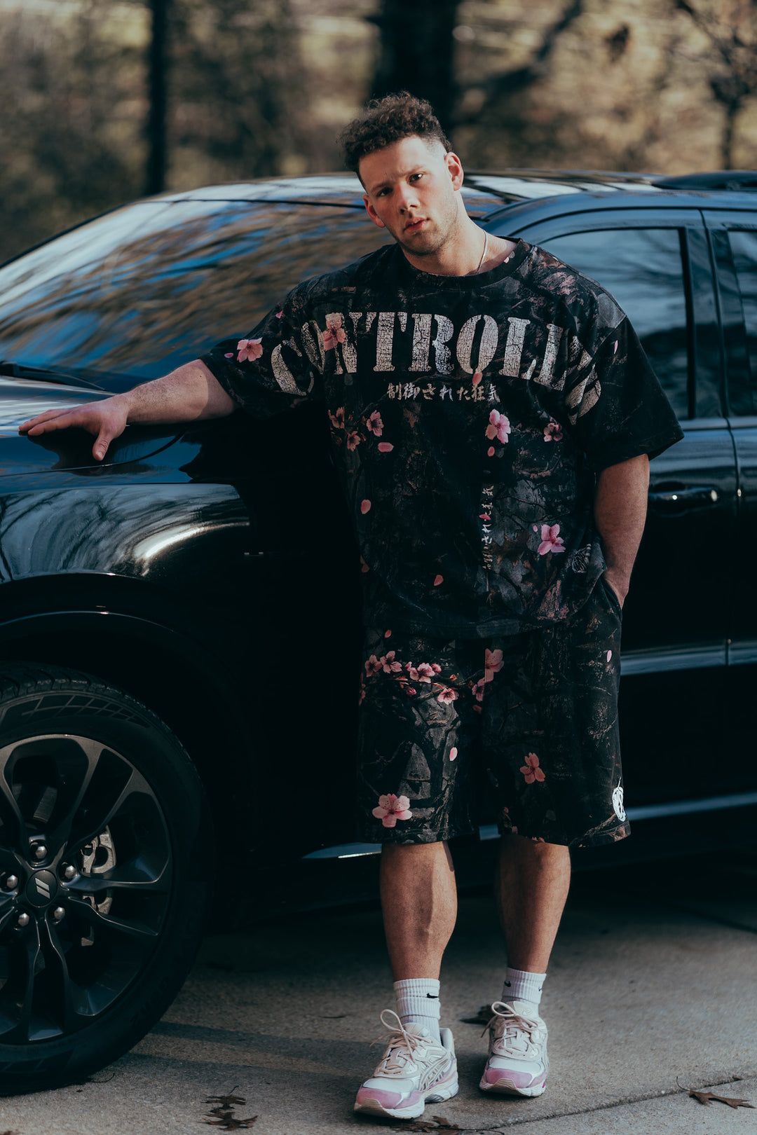 Cherry Blossom Sweat Shorts