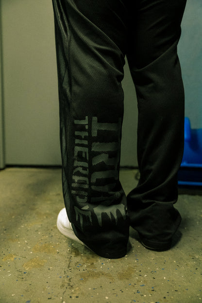 Onyx Black Iron Therapy Mesh Sweatpants