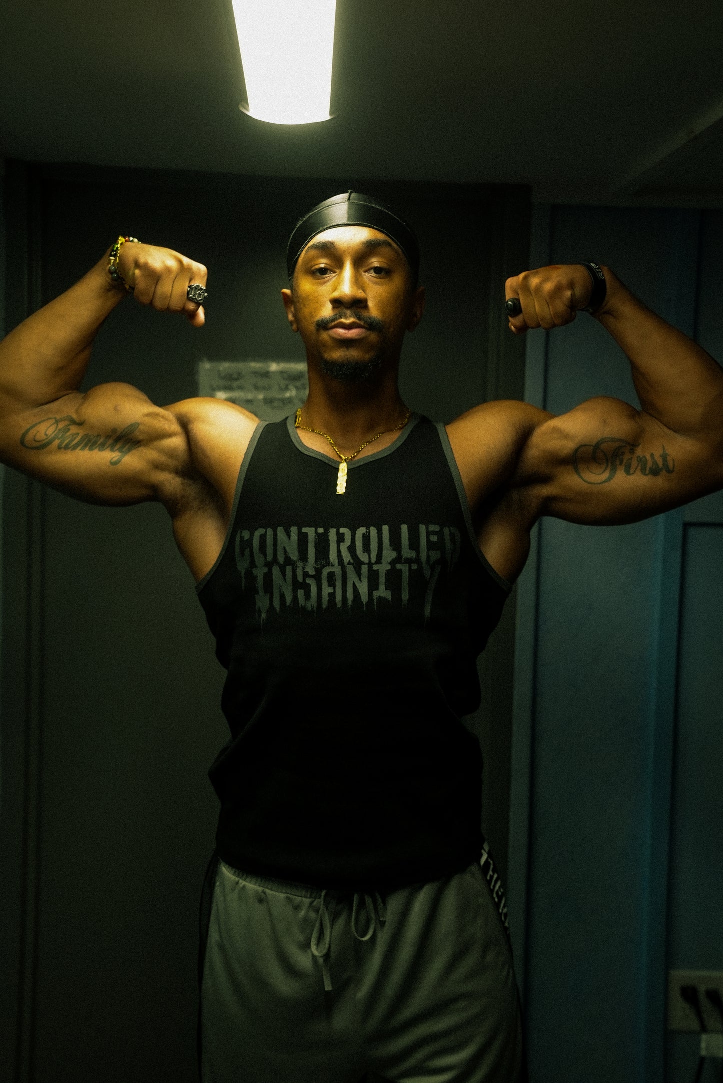 Carbon Black Iron Therapy Heavyweight Tank Top