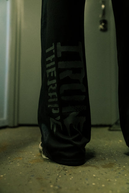 Onyx Black Iron Therapy Mesh Sweatpants