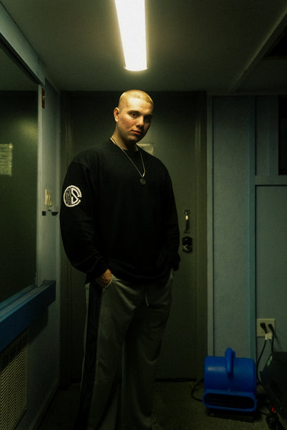 Onyx Black Iron Therapy Long-Sleeve Waffle Thermal