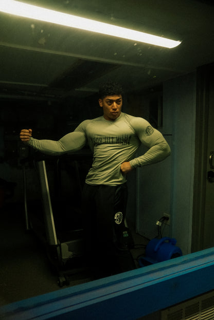 Gray Iron Therapy Gunmetal Grey Long-Sleeve Compression