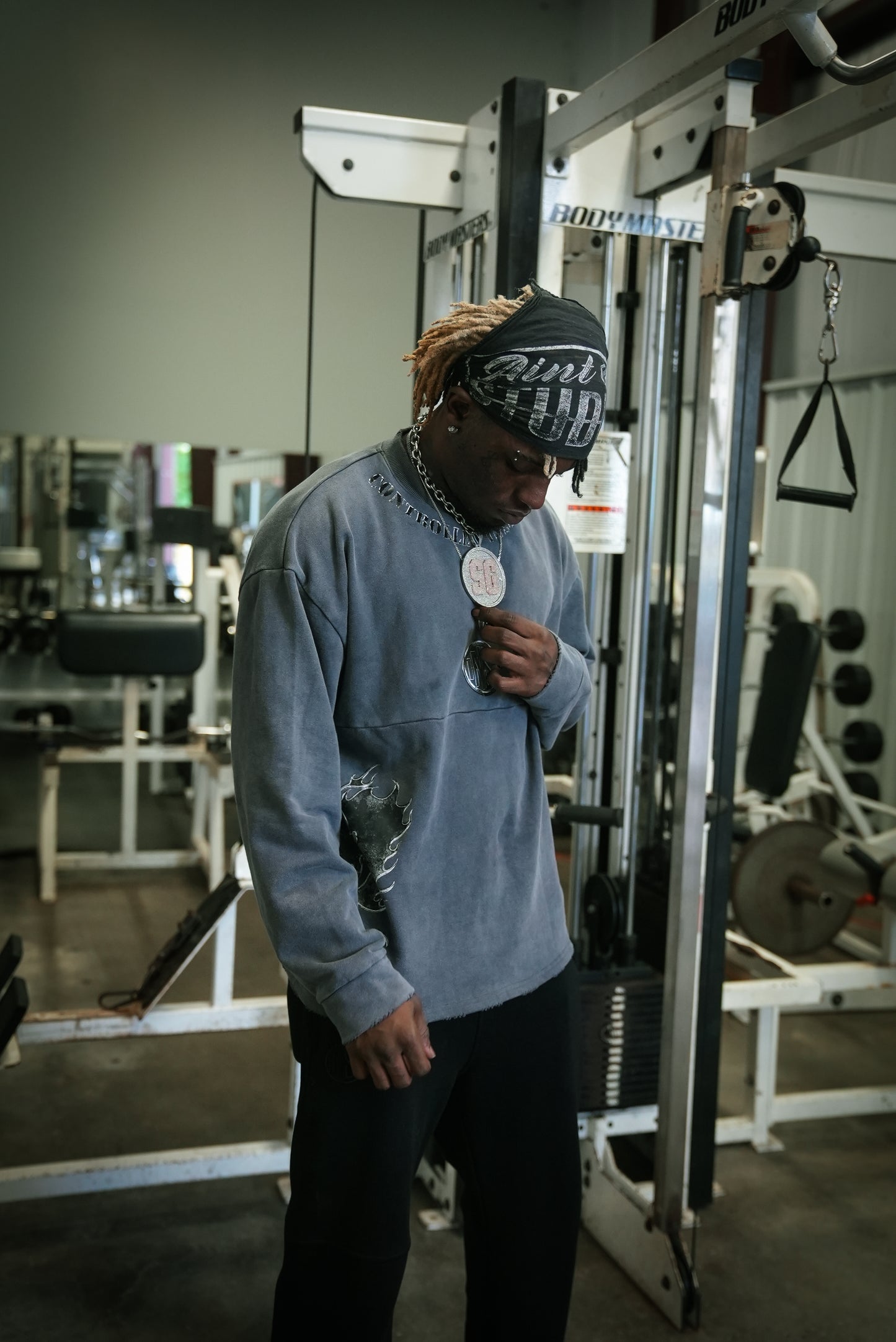 Stone Gray Phoenix Crewneck