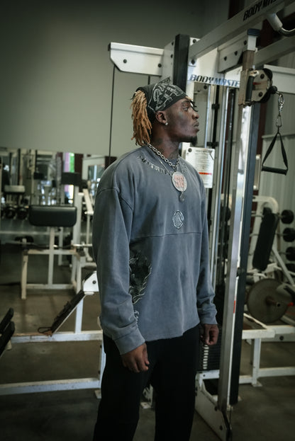 Stone Gray Phoenix Crewneck