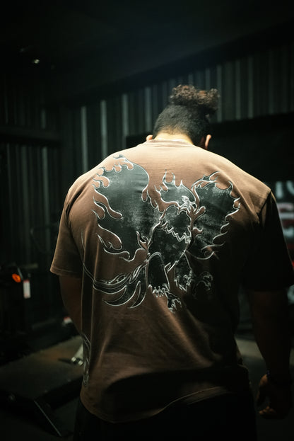 Earth Brown Distressed Tee