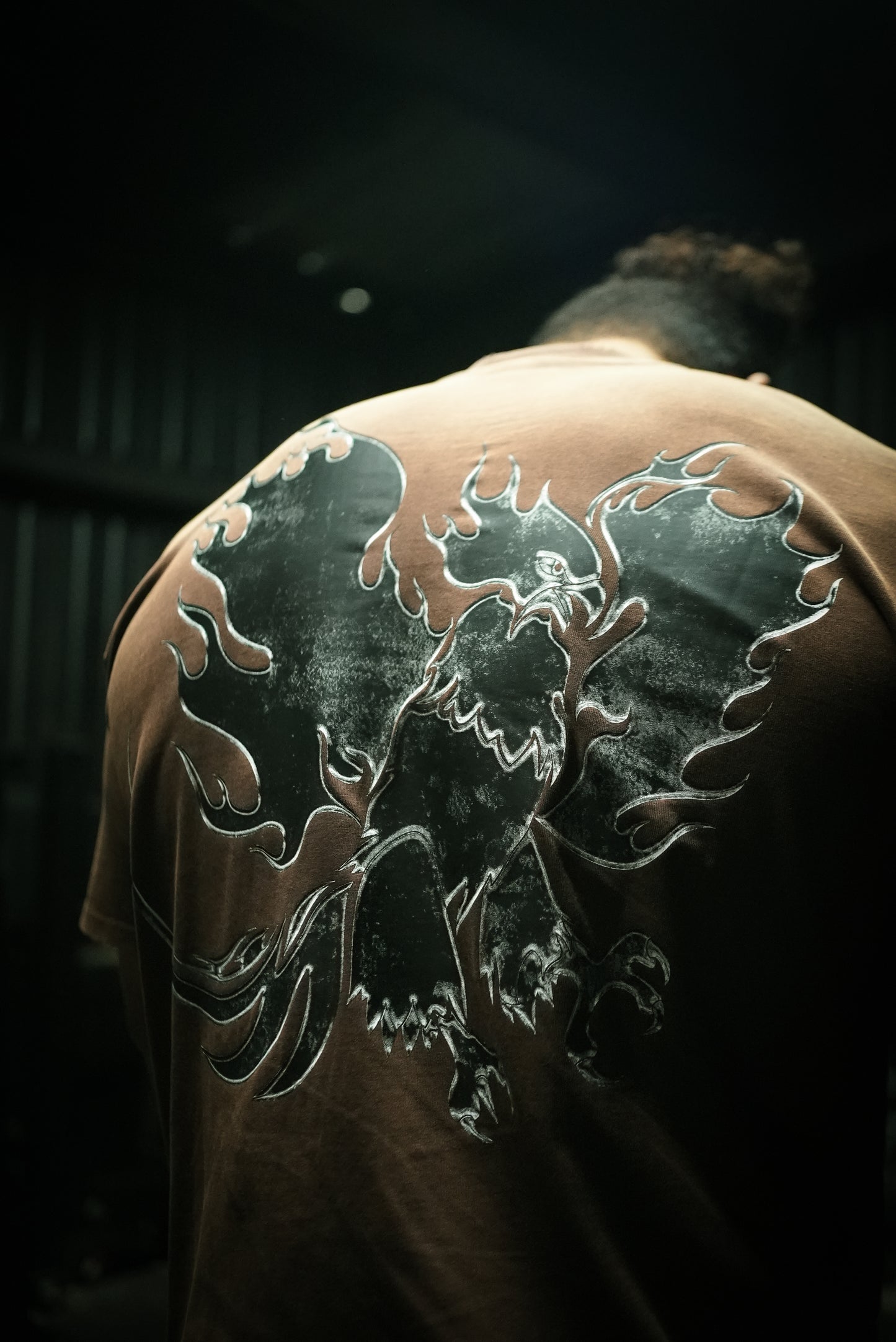 Earth Brown Distressed Tee