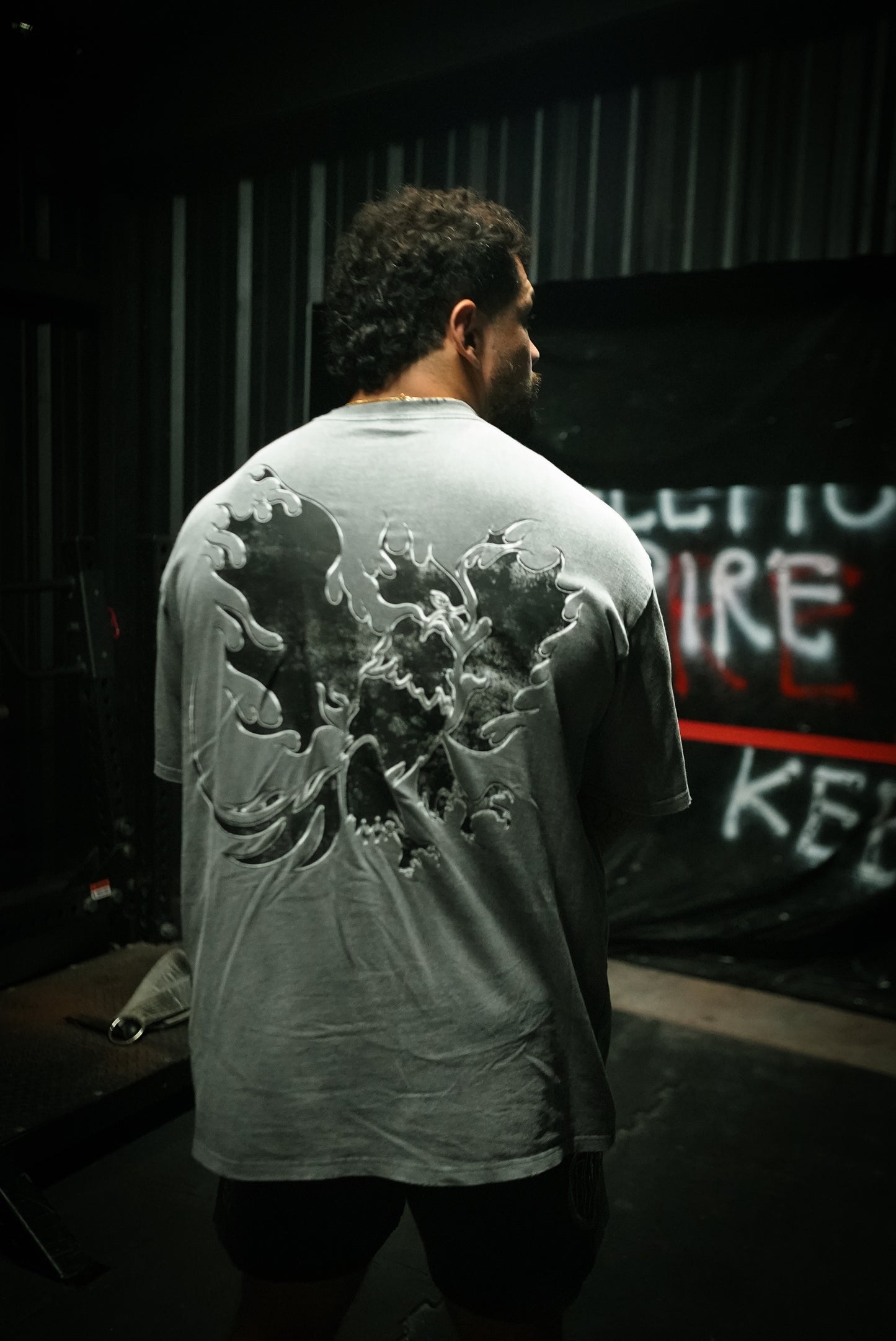 Gunmetal Gray Distressed Tee