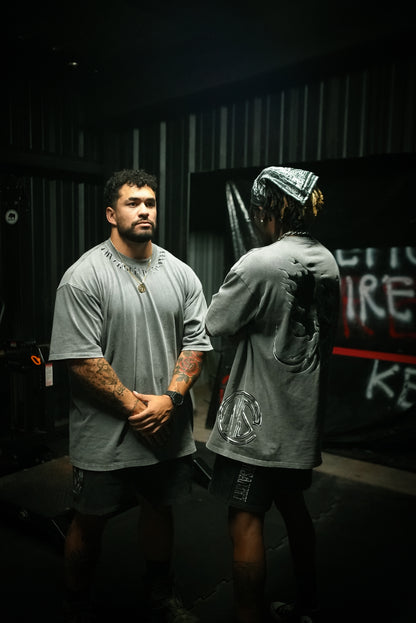 Gunmetal Gray Distressed Tee