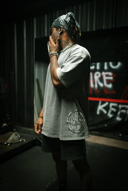 Gunmetal Gray Distressed Tee