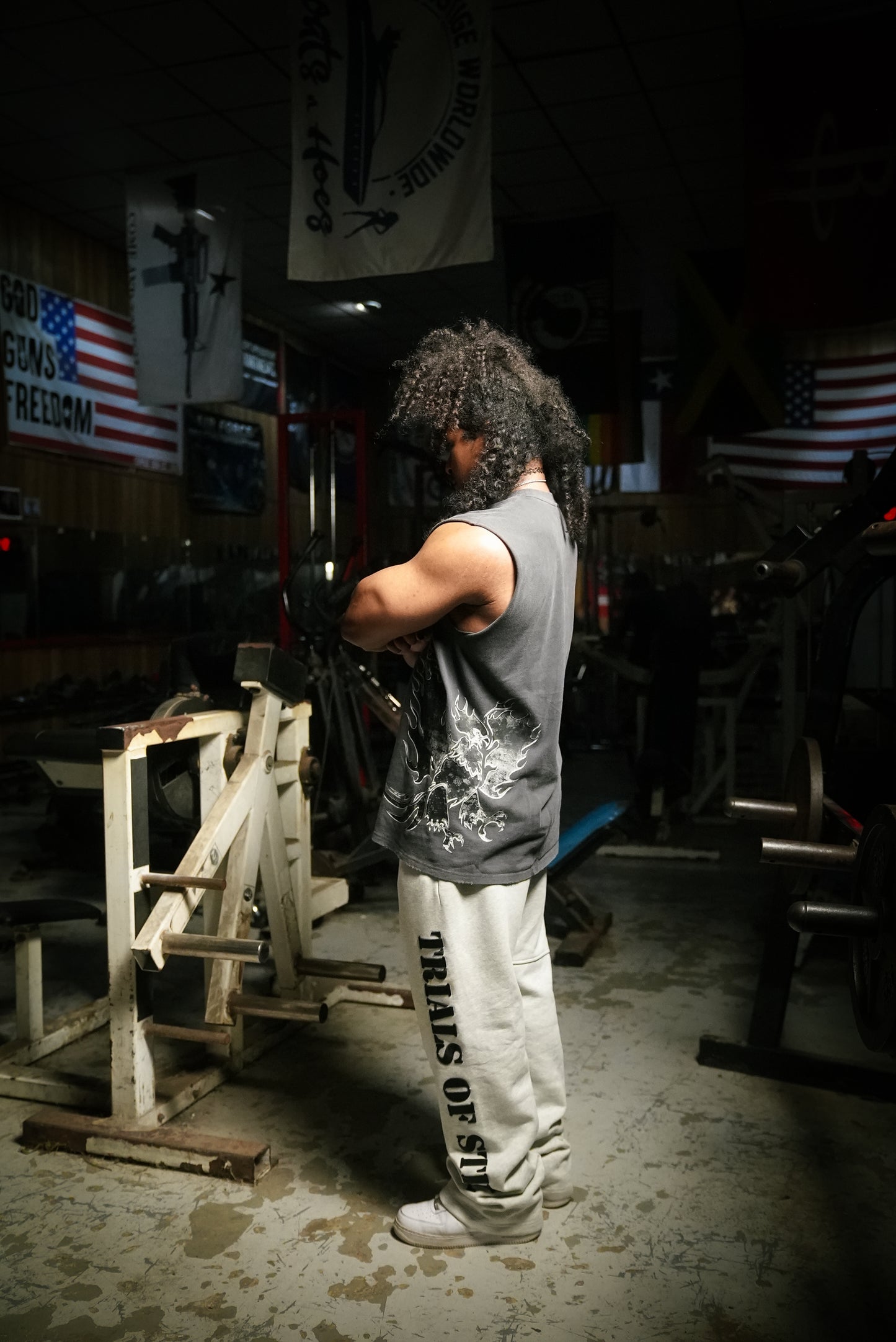 Silver Gray Trials of Steel Sweatpant