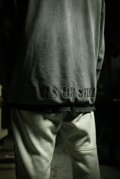 Gunmetal Gray Suede Quarter-Zip