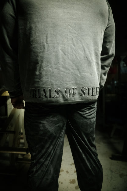 Gunmetal Gray Suede Quarter-Zip