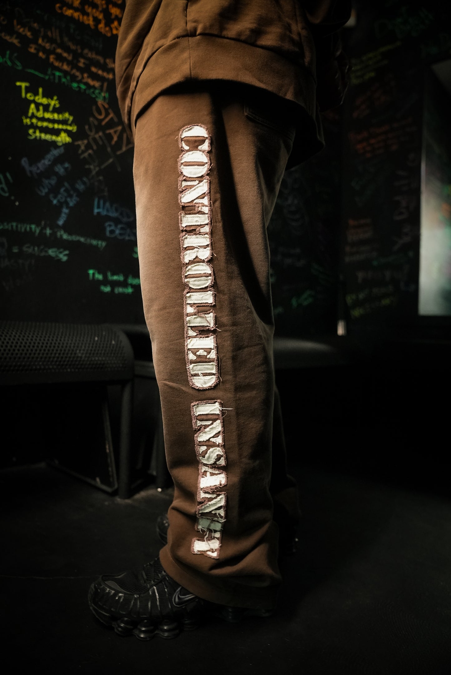 Brown Sunwashed Sweatpants