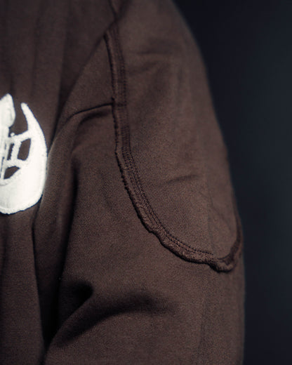 Mocha Brown Essential Zip Up